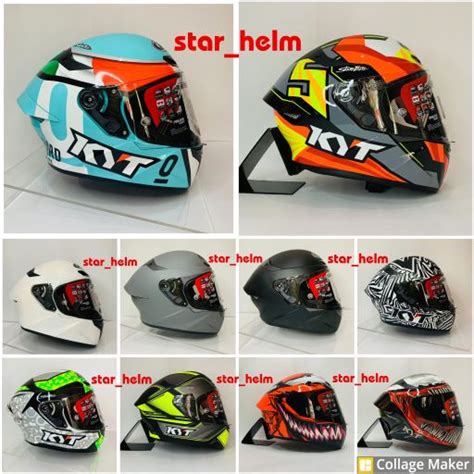 Jual Helm Full Face Kyt Tt Course Original Shopee Indonesia