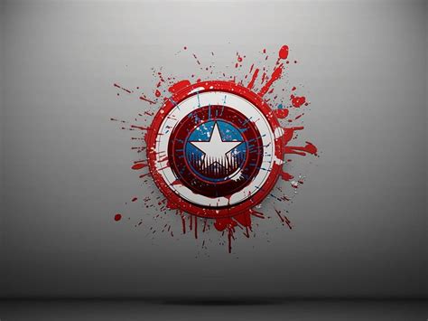 Captain America Logo Famous Logo Hd Wallpaper Pxfuel