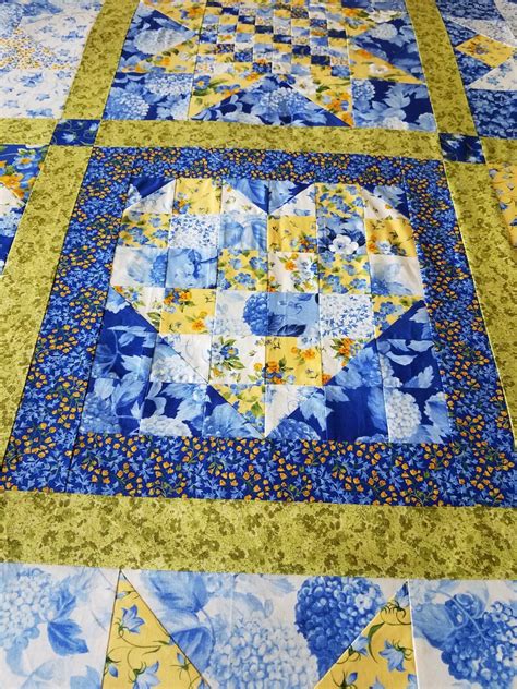 Moda Summer Breeze Queen Quilt Including Two King Size Pillow Etsy