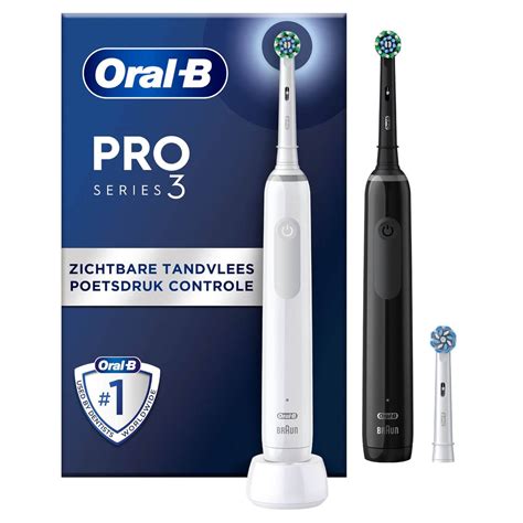 Oral B Pro 3 3900 Elektrische Zahnbürste Black White