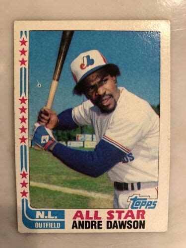 Topps Andre Dawson All Star Montreal Expos Hof Baseball Card