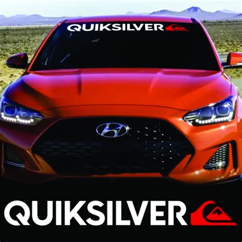 Adesivo Faixa Quicksilver Parabrisa Carro Tunado Esportivo Elo