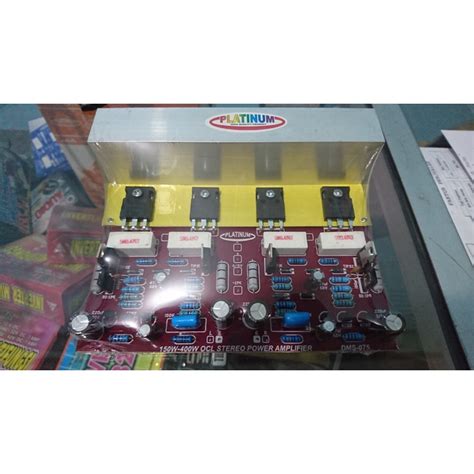 Jual POWER KIT Amplifier Audio OCL STEREO150 400W DMS 075 Tip 2955 3055