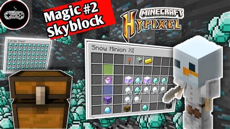 Magic Skyblock Ep2 Minion Expander Trick Lots Of Miner Minions