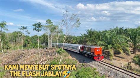 Suasana Hunting Kereta Api Di Lintas Tersepi Lintas C Divre Palembang