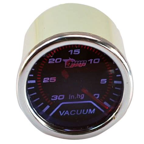 Find Car Motor Pointer Smoke Tint Len Mm Vacuum Gauge Meter In Hg