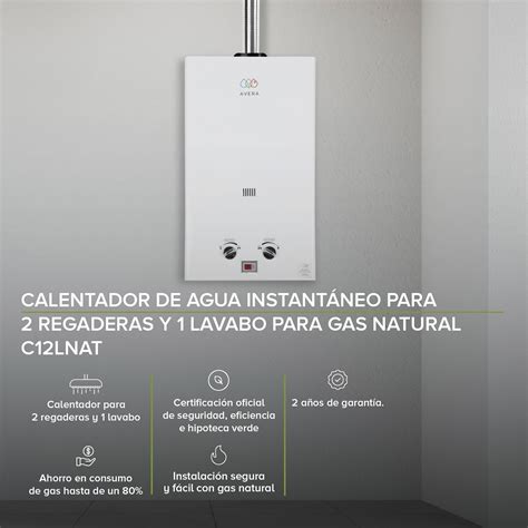 Calentador De Agua Instant Neo Avera Servicios Gas Natural C Lnat