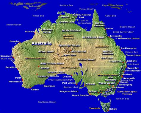 Macdonnell Range Map