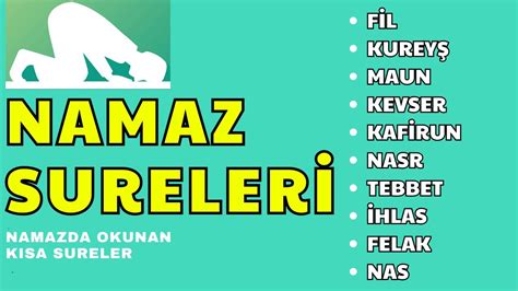 Namaz Sureleri Tamami K Sa Sureler Full Reklams Z S Ras