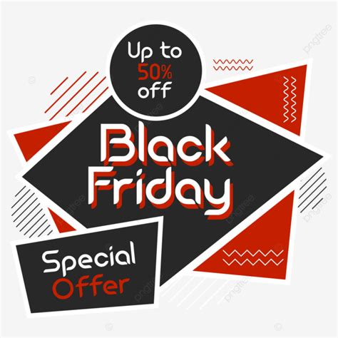 Black Friday Sale Banner For Business Poster And Flyer Black Friday Special Offer Sale Png