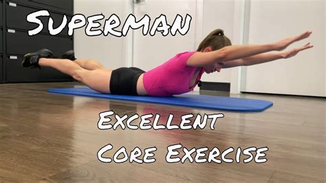 How To Do The Superman Core Exercise YouTube