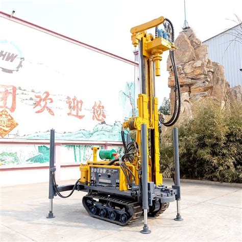 Hydraulic Small Crawler Type Rotary Borehole Water Well Drilling