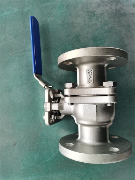 Pc Din Full Bore Stainless Steel Flange Ball Valve Valve