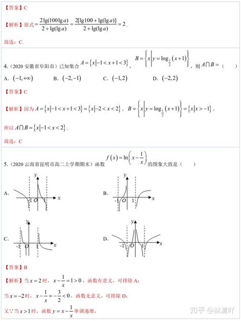 2021高中数学：必考知识梳理——对数函数，解题技巧，不妨试一试！ 知乎