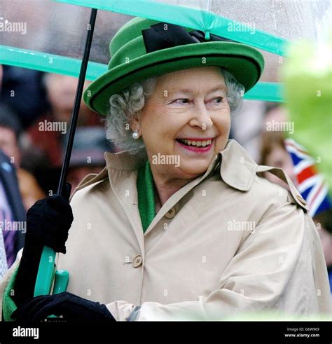 Queen Elizabeth Ii Greets Well Wishers During A Walk About In Dorking