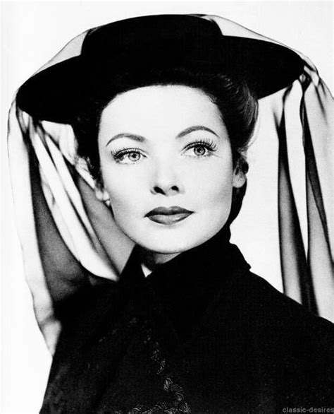 Gene Tierney An Intelligent Beauty She Was Married To The Fashion