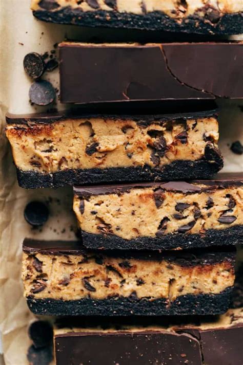 Healthy Brownie Cookie Dough Bars Vegan And Gluten Free