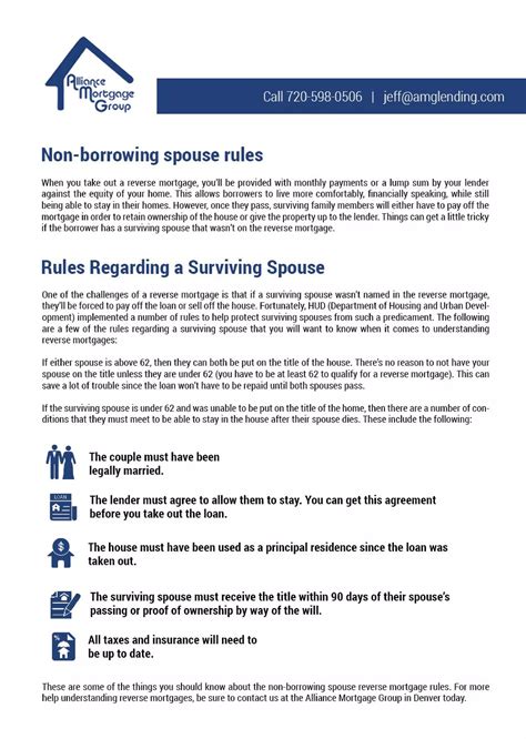 Non Borrowing Spouse Rules Pdf