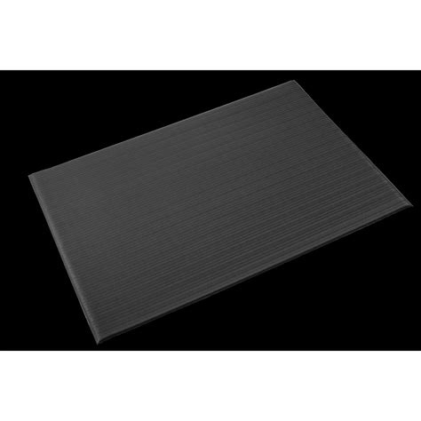 Crown Matting Technologies, Tuff-Spun 5/8 Rib-Surface 3ft.x5ft. Black