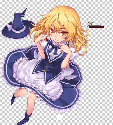 Marisa Kirisame Touhou Project Art PNG, Clipart, Anime, Art, Brown Hair ...