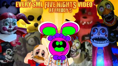 Ranking Every Sml Five Nights At Freddy S Video Youtube