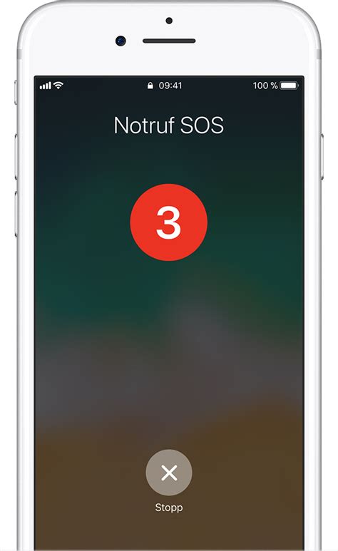 Notruf Sos Auf Dem Iphone Verwenden Apple Support