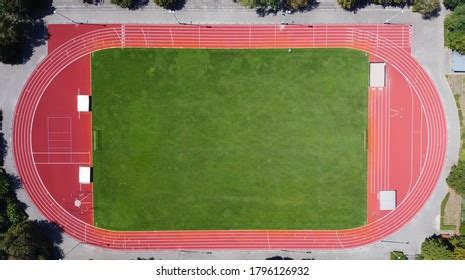 230 Athletics Track Birds Eye View Images, Stock Photos, 3D objects ...