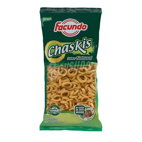 Facundo Chasquis De Ma Z Sabor Natural Facundo Sin Gluten G