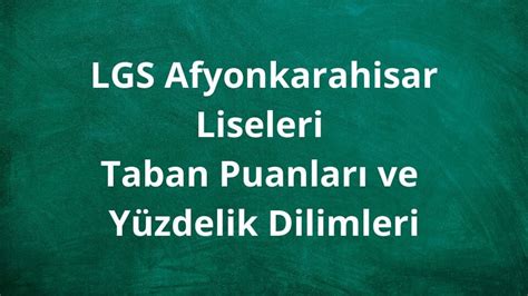 Bursa Liseleri 2024 Taban Puanları ve Yüzdelik Dilimleri LGS MEB