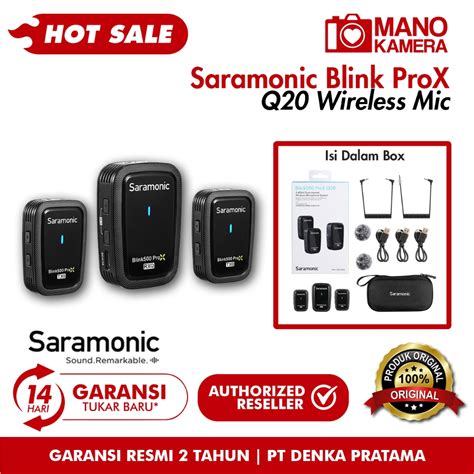 Jual Saramonic Blink 500 Pro X Q20 Q10 Wireless Microphone Prox Q20 Q10