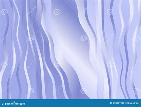 Sfondo Di Linee Ondulate Verticali Curve In Blu E Bianco Illustrazione