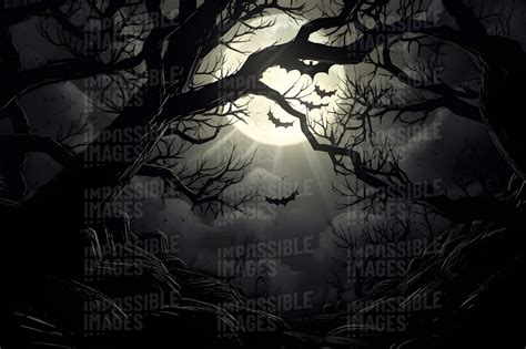 Spooky Halloween sky scene - Impossible Images - Unique stock images ...