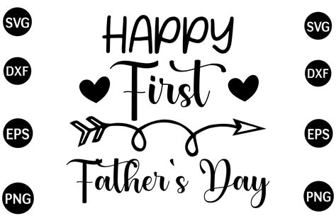 Our First Fathers Day Svg Graphic By Svg Shop · Creative Fabrica