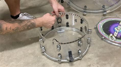 How To Install Galaxy Led Strip To Inside Of Drum Triggered Drum