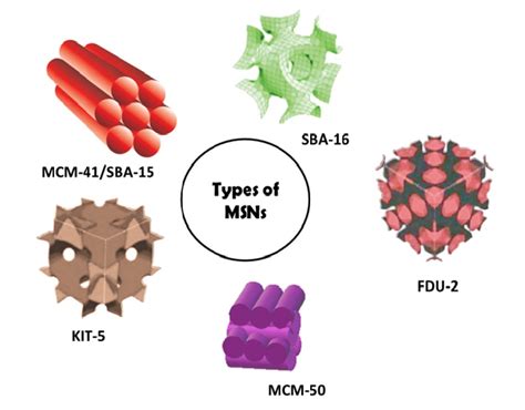 Representation Of Different Types Of Mesoporous Silica Nanoparticles