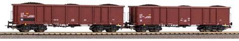 Piko H0 2er Set offene Güterwagen Eaos mit Kohleladung FS Ep V 58287