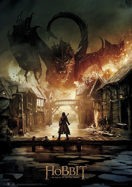 Plakat Obraz Hobbit Bitwa Pi Ciu Armii Smaug Kup Na Posters Pl