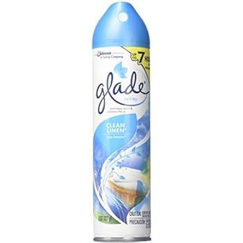 Amazon Glade Air Freshener Aerosol Spray Clean Linen 8 Oz Pack