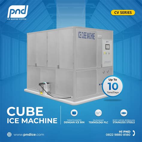 Jual Mesin Pembuat Es Batu Cube Cube Ice Machine Kapasitas Ton