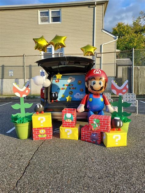 Spooky Mario Bros Trunk Or Treat Decorations