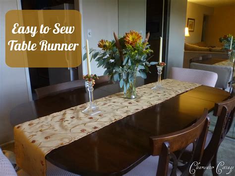 Clearwater Cottage Easy To Sew Table Runner