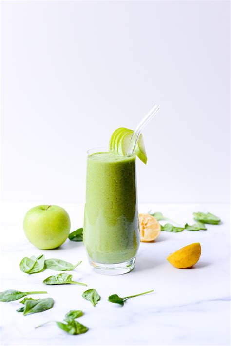 Sour Apple Green Smoothie Real Food Whole Life