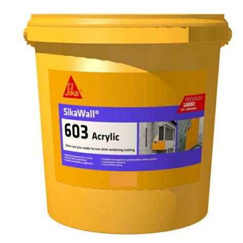 SIKAWALL 603 20KG Acrylic Ready To Use Acrylic Skim Coat Smoothing