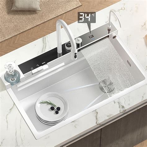 Amazon Kitchen Sink Digital Display Embossed Large Single Groove