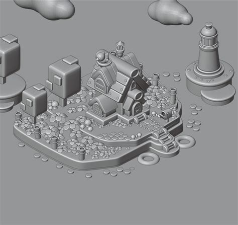 Fantasy Diorama STL Printable Diorama Blender Model 8k 3D Prints ...