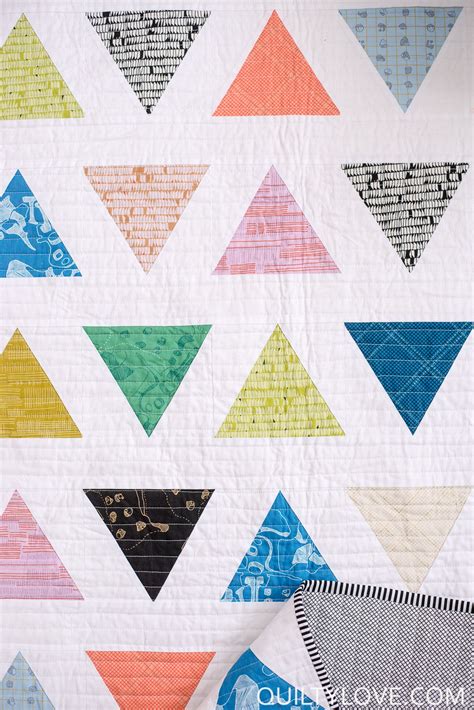 Triangle Quilt Pattern Patchwork Quilt Patterns Pdf Quilt Pattern