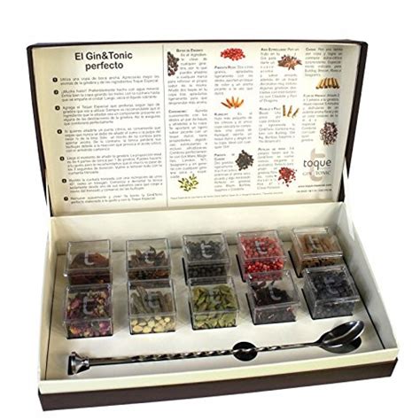 Gin And Tonic 10 Spices Kit With Free Bar Spoon T Box Gin Flavoring Spices Spice Grinder