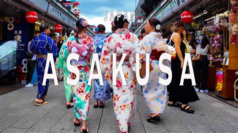 Asakusa 4K Walking Tour Tokyo Japan Tour With Captions Immersive