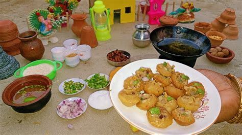 Mini Tour Pani Puri Golgappa Recipe Recipe Fuska Very Tasty 😋😋 Mini Toy