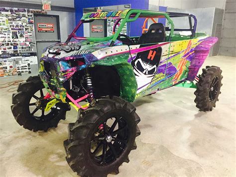 Check out this extremely custom MONSTER Polaris RZR …Nothing stock here ...